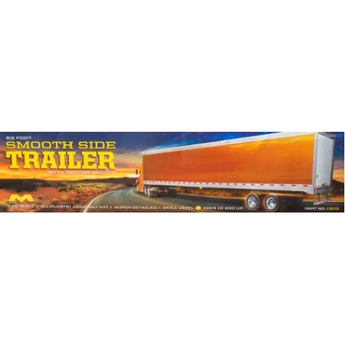 Moebius 1303 1/25 53' Smoothside Trailer Plastic Model Kit