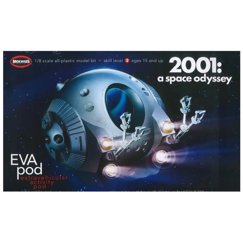 Moebius 2001-4 1/8 2001: EVA Pod Plastic Model Kit