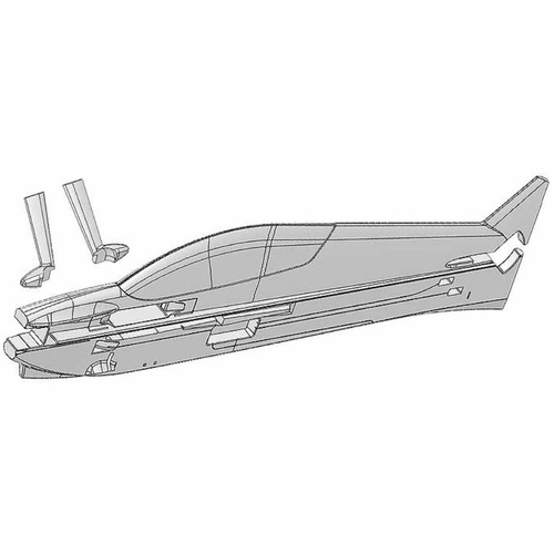 Multiplex Parkmaster Pro Replacement Fuselage and Undercarriage Set