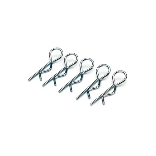 MR33 Body Clips M Silver (10)