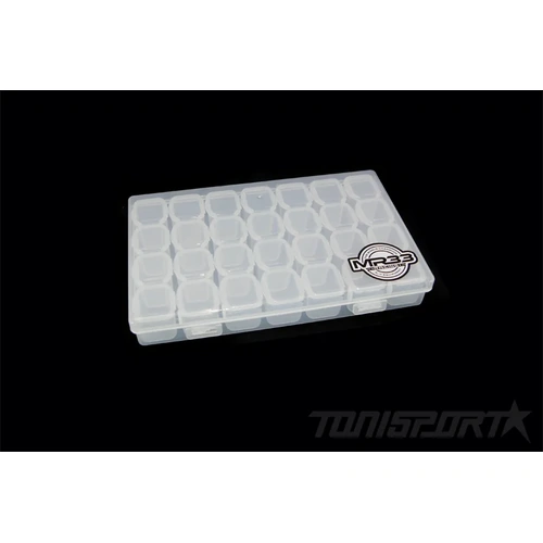 MR33 Hardware Box Medium Clear 17.5 x 11 x 2.6cm, 28 in 1 box MR33-HBMC