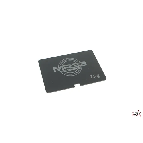 MR33 75g Steel Battery Weight 1.5mm Black  MR33-STW-75G