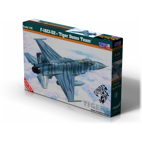 Mistercraft D-115 1/72 F-16CJ-52+ "Tiger Demo Team Plastic Model Kit