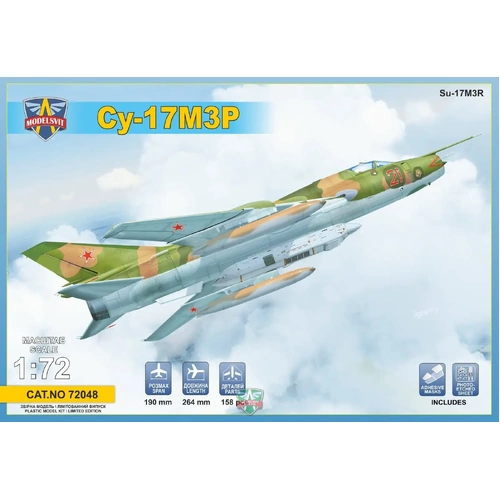 ModelSvit 72048 1/72 Sukhoi Su-17M3R Reconnaisance fighter-bomber with KKP pod Plastic Model Kit