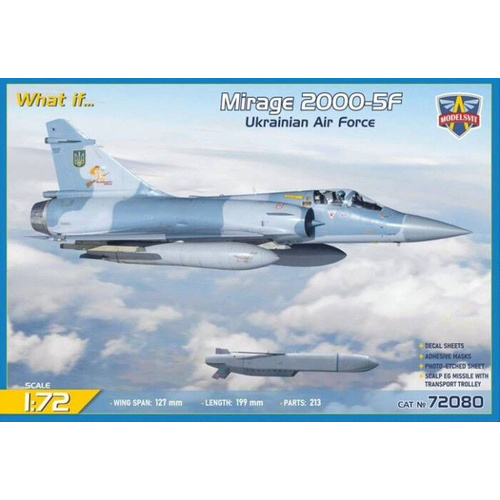 ModelSvit 1/72 Mirage 2000-5F with SCALP-EG (Ukraine A.F.) Plastic Model Kit