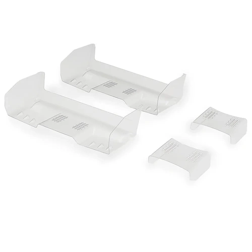 CLEAR 1/8 BUGGY WING  (x2 Wings/4pc) - 1.0mm (Ultra Light)