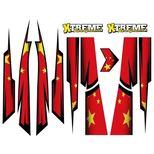 CHINESE Decal Sticker Set for 1/8 Body (MTS005IC)