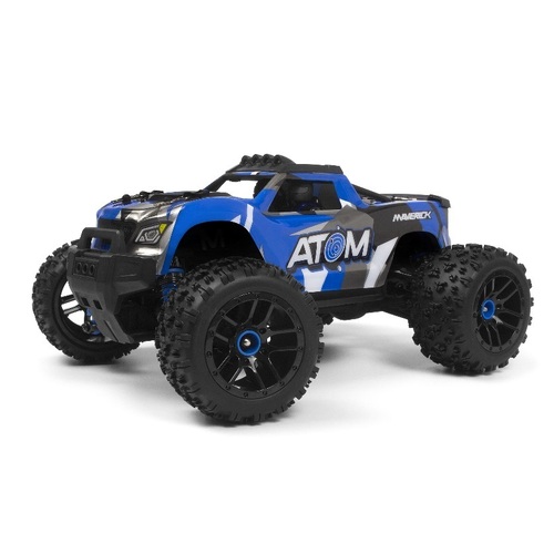 Maverick 1/18 Atom RTR 4WD Electric RC Monster Truck - Blue