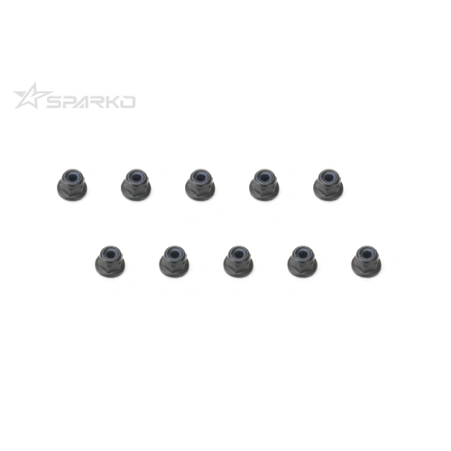 Flanged Locknut M3 (10pcs)