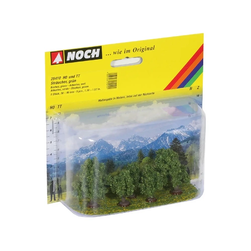 Bushes, Green 5pcs 30-40mm