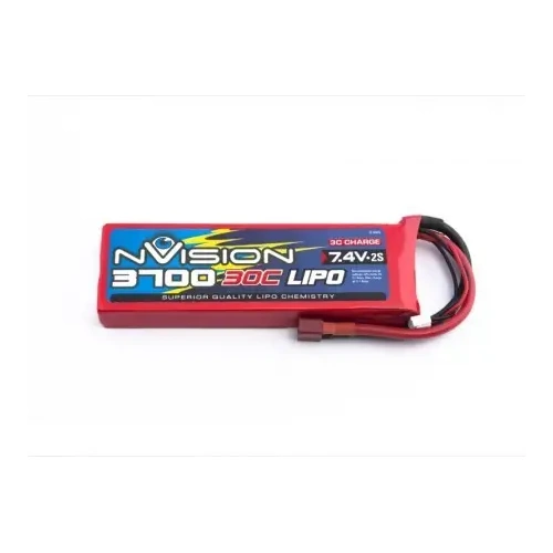 nVision 7.4v 3700mah SC 30c Lipo Battery - NVO1806
