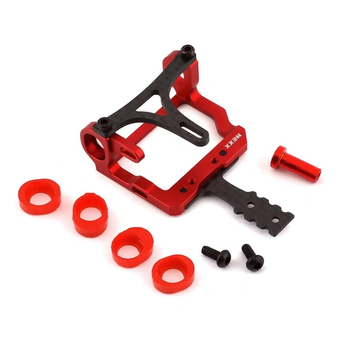 NEXX Racing Aluminum Round Motor Mount for 98-102mm LM (Red)