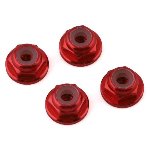 NEXX Racing 2mm Lock Nut (Red) (4)