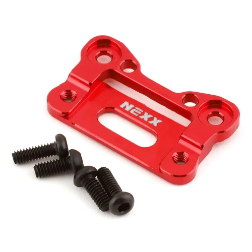 NEXX Racing Aluminum Front Bumper Mount Base (Red)