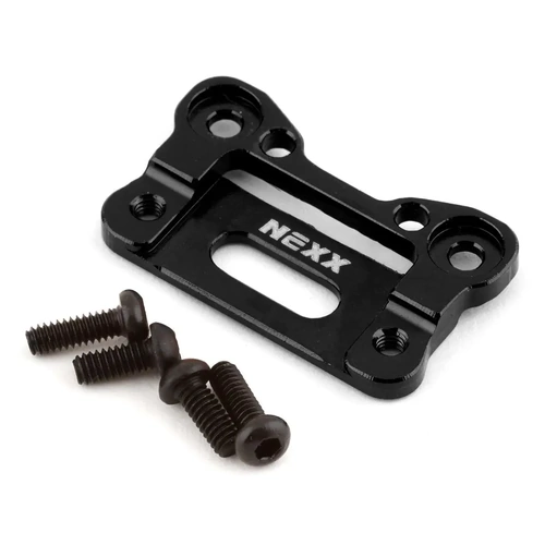 NEXX Racing Aluminum Front Bumper Mount Base (Black)