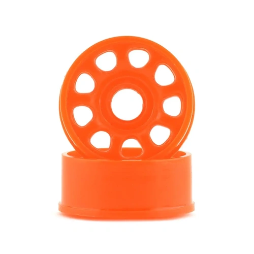NEXX Racing Mini-Z 2WD 9 Spoke Front Rim (2) (Neon Orange) (3mm Offset)