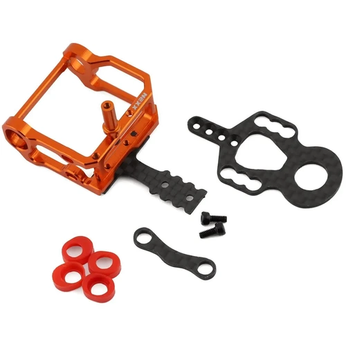 NEXX Racing Aluminum "Bracelet" LCG Round Motor Mount for 98-102mm (Orange)
