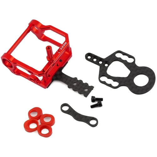NEXX Racing Aluminum "Bracelet" LCG Round Motor Mount for 98-102mm (Red)