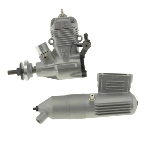 OS Engines MAX 15LA-S Nitro Aircraft Engine, .15 Size w/ 871 Silencer