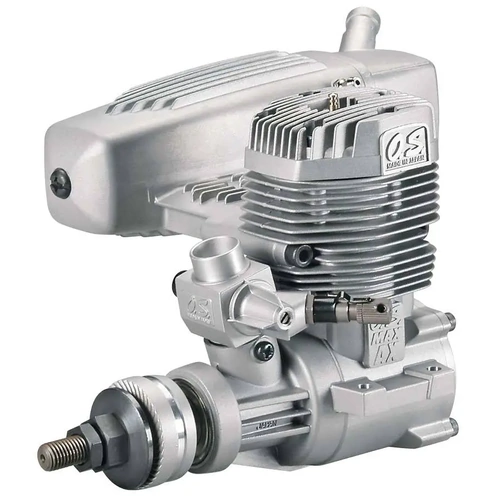 OS Engines MAX 75AX Nitro Aircraft Engine, .75 Size w/ E-4040 Silencer