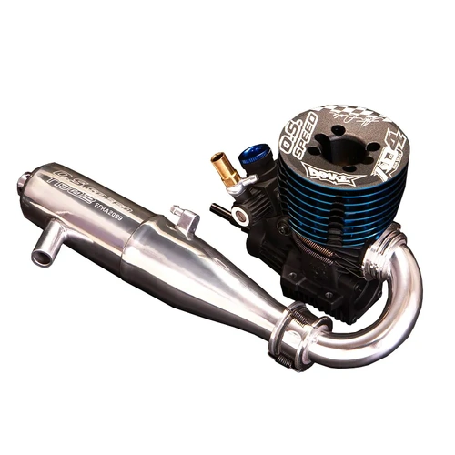 OS Engines Speed B21 Adam Drake 4 .21 Buggy Engine with T-2090 Pipe