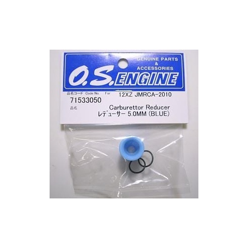 OS Engines Carburettor Reducer 5.0mm (Blue)