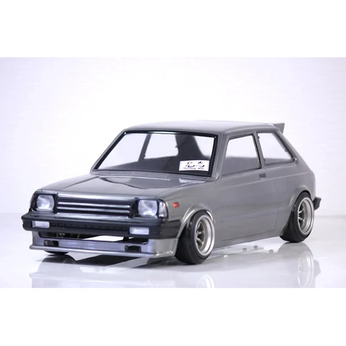 Pandora RC 1/10 Toyota Starlet KP61 Late model Unpainted Body Shell