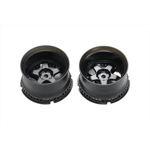 Pandora 2.05" Rear (16mm Off-Set) RWB (RAUH-Welt BEGRIFF) S-1 Black Display Rims 2Pcs