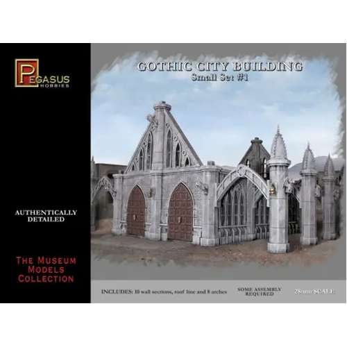 Pegasus 4924 28mm Gothic City Building Small Set #1