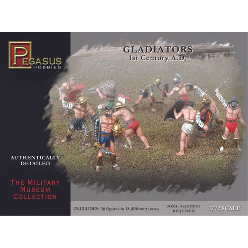 Pegasus Gladiators 36Pc Set 1:72