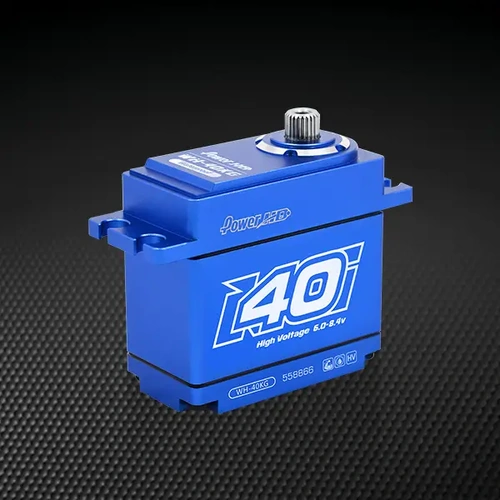 Power HD WH-40KG Standard Coreless Motor Steel & Aluminum Gear Digital Waterproof Servo
