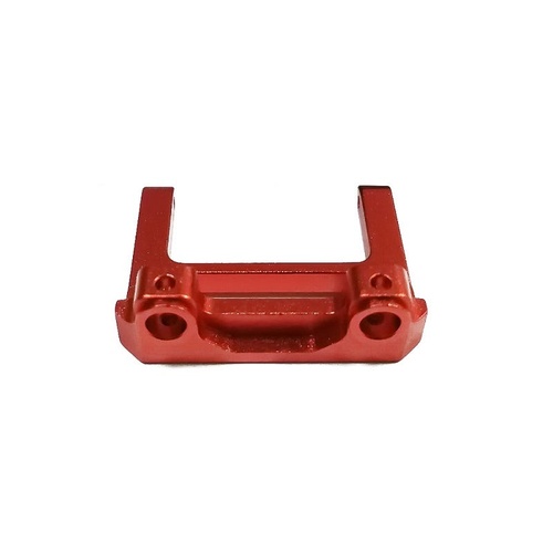 Panda Hobby Alloy Front Bumper Mount, Red
