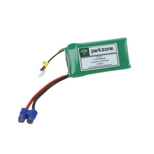 Parkzone 1300mah 3S 11.1v LiPo Battery with EC3 Connector