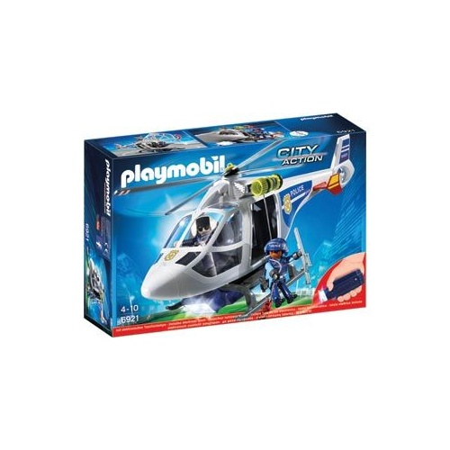 Playmobil Police Helicopter Led Searchli