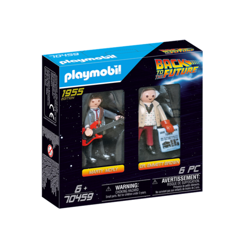 Playmobil Back to the Future M Mcfly andDr Brown