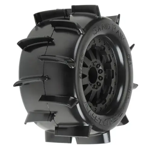 Proline Sand Paw 2.8 Traxxas Style Bead All Terrain Tires Mounted On F-11 - PR1186-15