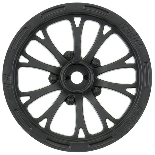 Proline Pomona Drag Spec 2.2" Black Front Wheels (2) For Slash - PR2775-03