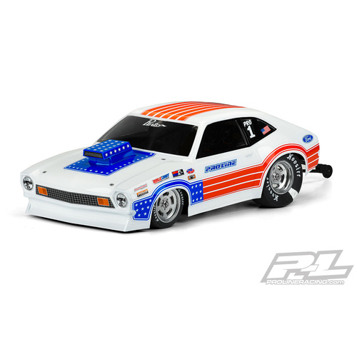 Proline 1972 Ford Pinto Clear Body For No Prep Drag Car, Bandit, Ae Sr10 & Other 11.25 Wheelbase Drag Car - Pr3572-00