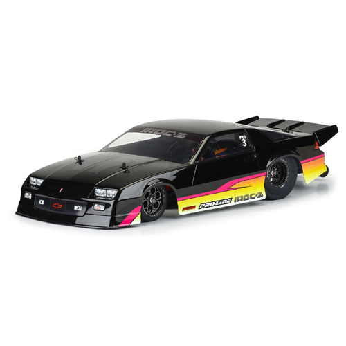 1/10 Pre-Painted/Cut 1985 Chevy Camaro Iroc-Z Black Body: 22S Drag Car Pr3602-16