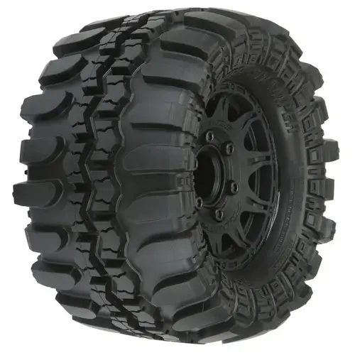 Proline 1/10 Interco TSL SX Super Swamper 2.8 Tyres Mounted on Raid 6x30 Wheels, F/R, PR10110-10
