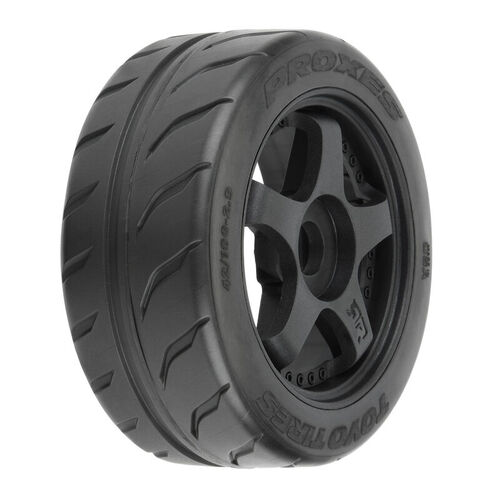 Proline 1/7 Toyo Proxes R888R 42/100 2.9in Belted Tyres Mounted on 17mm Hex, PR10199-10