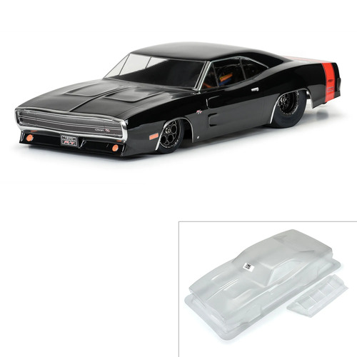 Proline 1/10 1970 Dodge Charger Clear Drag Car Body - PRO359900
