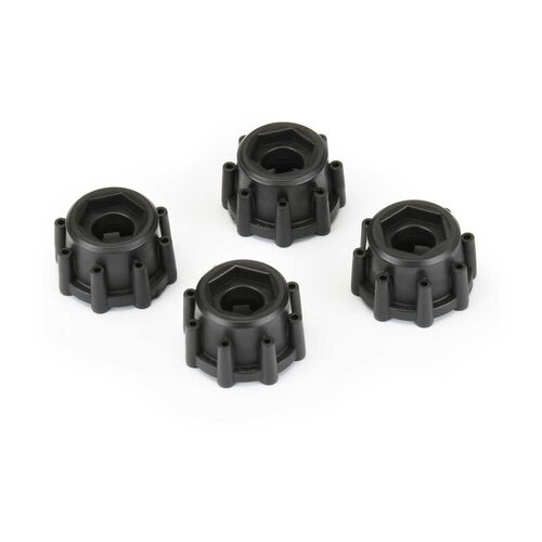 Proline 1/8 8x32 to 17mm Hex Adapters for 8x32 3.8in Wheels, PR6345-00