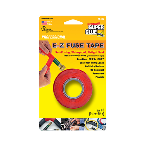 Super Glue E-Z Fuse Tape Red 10 foot (3.05 meter) roll