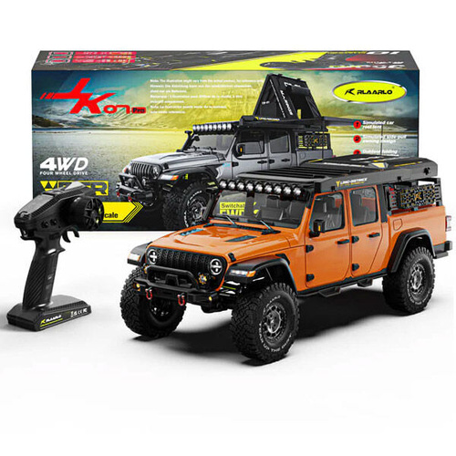 Rlaarlo JK07 PROO Wrangler PRO Orange ARTR 1/7 BLS - R-JK07PROO-BS