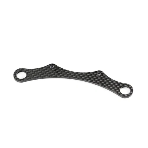 <R0274B>  CARBON FRONT BODY MOUNT PLATE(for LONG POST)