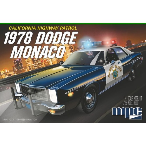 MPC 1:25 1978 Dodge Monaco Chp Police Car 2T