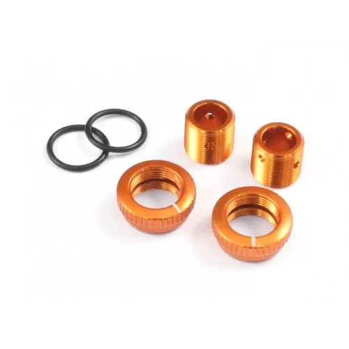 Radtec 1/12 Aluminum Body Height Fine Adjuster Set 5mm - Orange