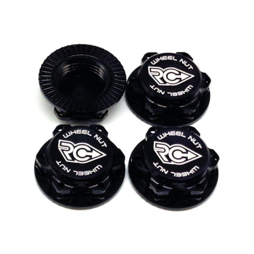 RC-Project 1/8 Wheel Nut Black - RCPJ-A033-B
