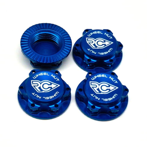 RC-Project 1/8 Wheel Nut Blue - RCPJ-A033-BU
